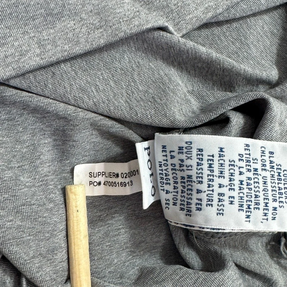Polo Ralph Lauren Mens Performance Polo‎ Shirt XL Grey Golf  Preppy Breathable